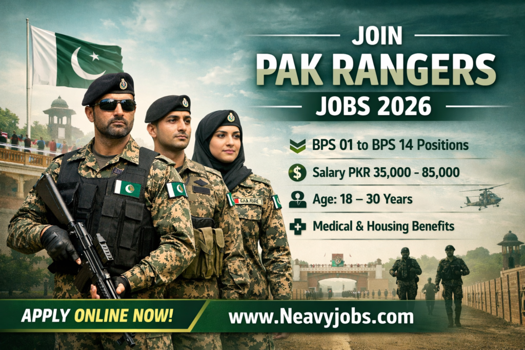 Join Pak Ranger Jobs 2026 for Online Apply